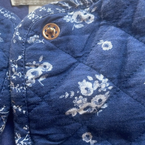 Oshkosh B’Gosh Flower Quilt Jacket Blue 6/6X - Picture 5 of 6